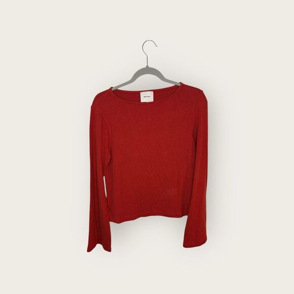 Reformation Eternity Knit Top in Sun-dried Tomato Size XS - Picture 4 of 8